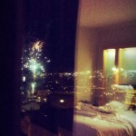 Hotel fireworks